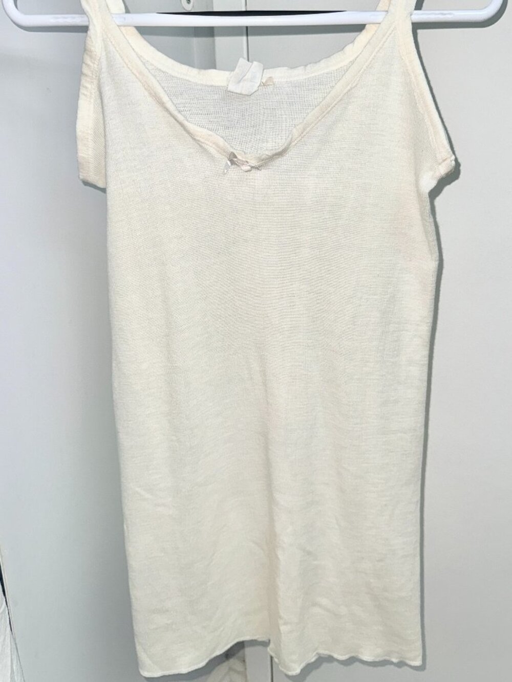 Vintage 1970s-1980s Fruit of the Loom Wool Blend Cami Tank Top